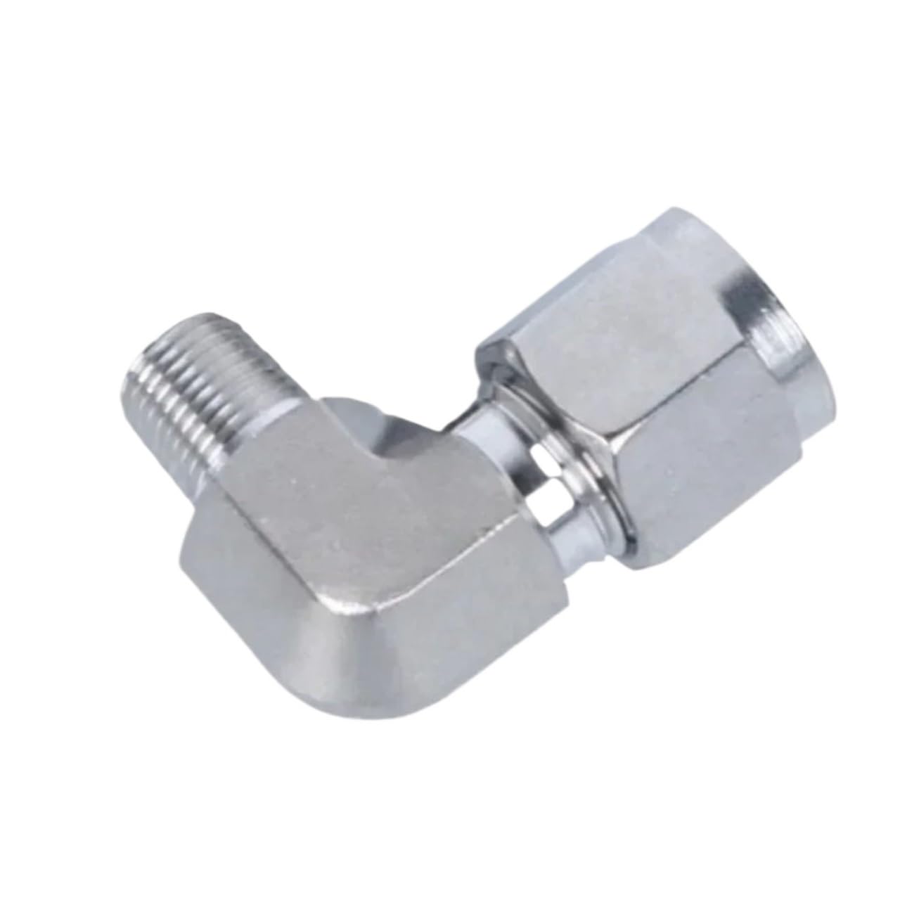 Codo forjado 3000 1/8 "1/4" 3/8 "1/2" BSPT macho X 6 8 10 12 Mm Unión de compresión tubo 304 316 acoplador montaje tubería inoxidable