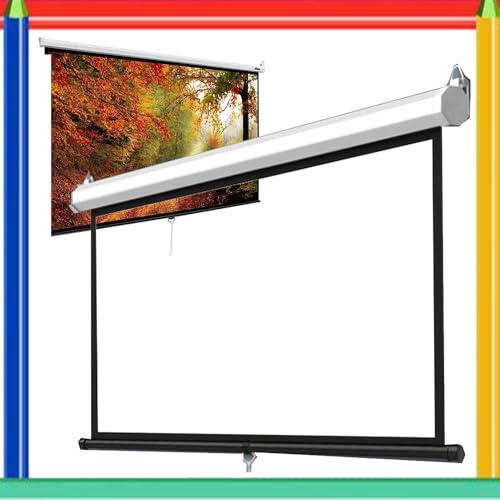 Pantalla de proyección manual 72" 4:3 portátil miniatura 1