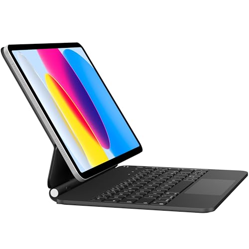 Nuflaz Teclado para iPad 10ª Generación 2022 y iPad 11 Pulgada A16 2025, Funda con Teclado...