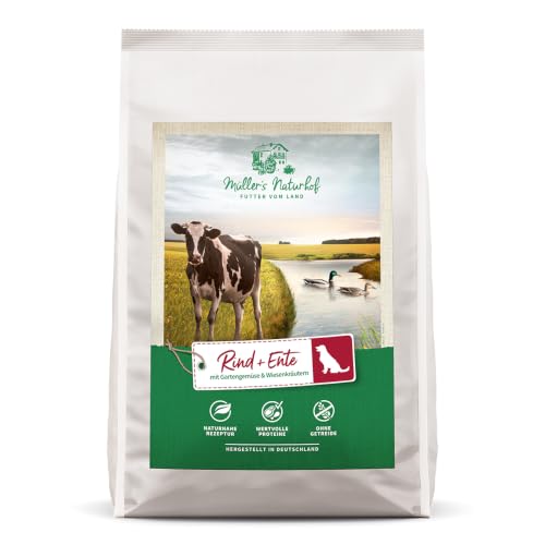 Müller's Naturhof* - Rind und Ente - Klassik Trockenfutter für Hunde - 12kg