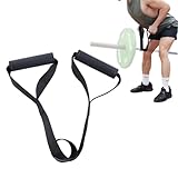Fitarc Portable Landmine Straps Handle,T Bar Row Straps Handle for Barbell, Landmine Attachments for Rack,T Bar Row Attachment,Home Gym Equipment for Build Back Muscles,Arm,Shoulder, Strength Training Equipment Accessorie
