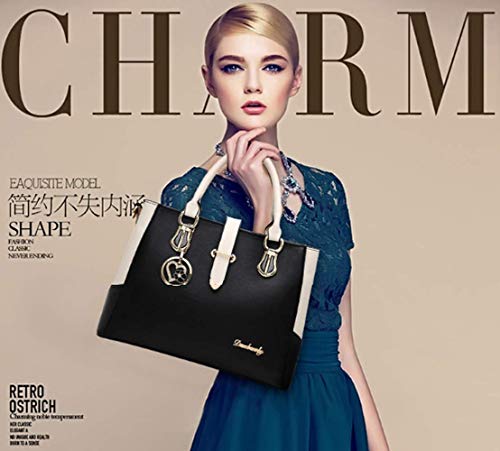 Dayfine Women's PU Handbag Love Pendant Briefcase Ol Large Capacit Shoulder Shopping Bag2