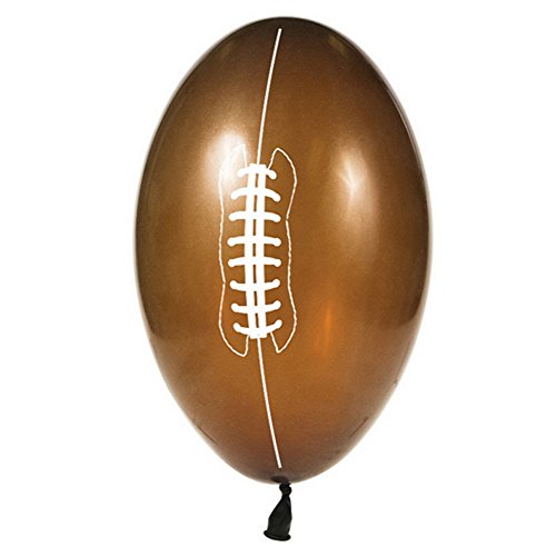 Latex Football Shape Balloons (15 ct)