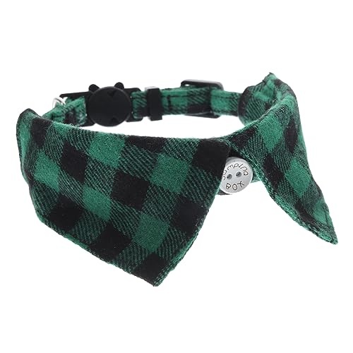 Sosoport 調節可能な猫の首輪 子猫のおもちゃ 猫の首輪 装飾的な猫の首輪 子犬の首輪 猫用首輪 ベルデザインの猫の首輪 子猫の首輪 かわいい猫の首輪 猫の首輪の装飾 大きな猫の首輪 布