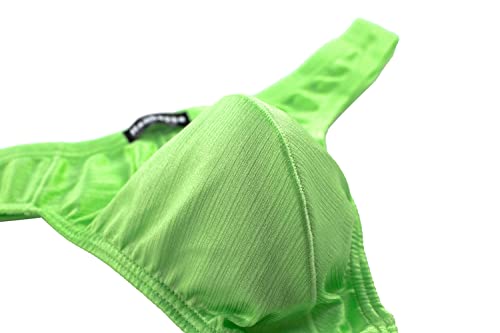 Men's Low Rise Thongs Underwear Breathable Panties Hipster Panties4
