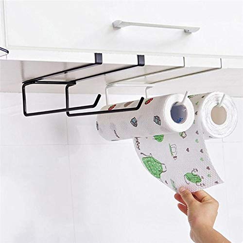 NATWEE WREBJY Küchenorganisator Toilettenpapierhalter Papierhandtuchhalter Taschentuchhalter Hängendes Badezimmer Toilettenpapierhalter Handtuchhalter (Farbe: B) It's so Kind of You