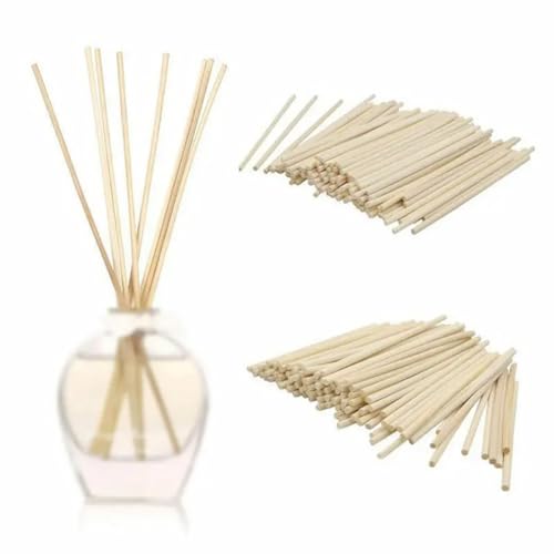 100 varillas difusoras de aroma naturales 3.94 pulg miniatura 6