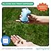 Springer Dog Treat Pouch for Effort-Free Squeeze Dispensing - Easy-Fill, Food-Grade Silicone Treat Pouches for Pet Training - Includes Carabiner-Sky Blue
