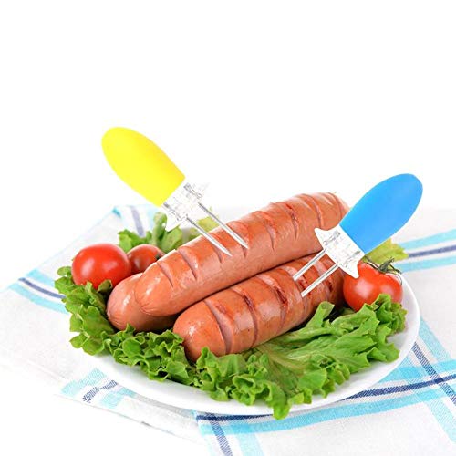 Suportes de milho, 12 Espetos de milho na espiga para cozinhar em casa, churrasco, piqueniques, acam