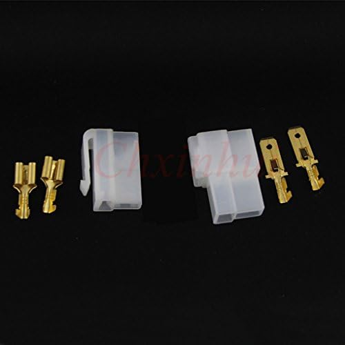T Type Power Supply Socket Cable Connector for Yaesu ICOM Kenwood Radio FT1802 FT7800 IC-2720H IC-2820H TM271A TM471A (5 Pack)