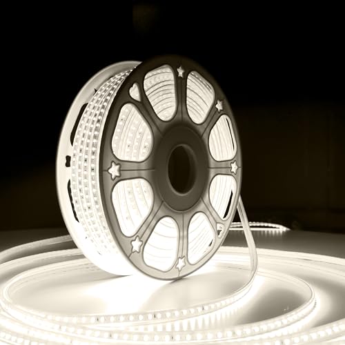 Image of Forus LED Rope Light 45 Meter 6 Month Warranty, Outdoor Waterproof Decorative Cove Lights for Ceiling, Balcony, Home Decor, Interior Decoration, Flexible Profile Light for Diwali, Christmas-Natural