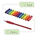 Mr. Pen- 12 Pack, Colorful, Pencil Grips, Pencil Holder for Kids, Pencil Grippers for Kids, Rubber Pen Grips for Adults with Arthritis