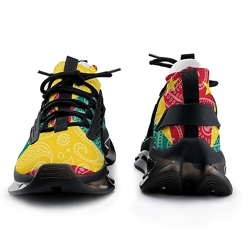 Paisley Grenada Flag Women's Running Shoes Non Slip Breathable Sneakers for Walking Travel2