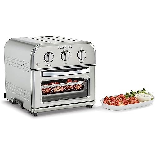 Cuisinart TOA-26FR Compact AirFryer Convection Toaster Oven Stainless Steel (Renewed)