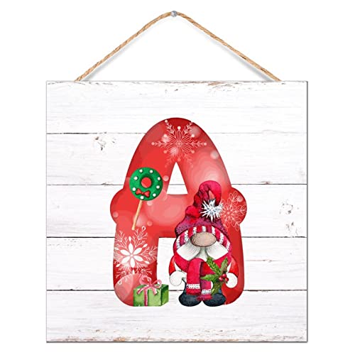 Panneau mural en bois de motivation vintage style nain suédois Tomte