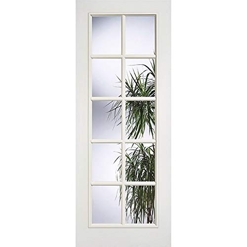 Image of Standard Design Glass Finish MDF Slab Internal Door (Manufactured Wood) (198.1cm H x 76.2cm W x 3.5cm D)