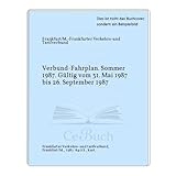 ding verbundfahrplan  Verbund-Fahrplan. Sommer 1987. Gültig vom 31. Mai 1987 bis 26. September 1987