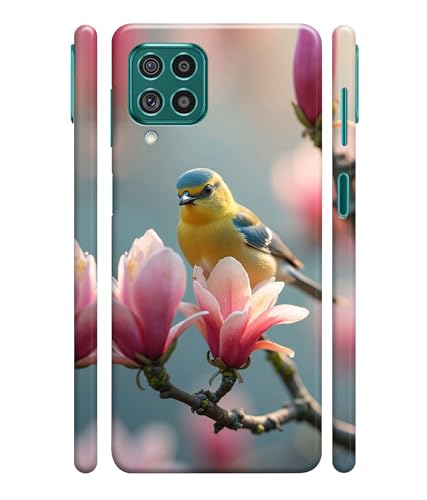 Image of Sparrow Birds Nature Printed Hard Back Case Cover Compatible for Samsung Galaxy M02S / Samsung Galaxy F02S (Multicolor) - D1669