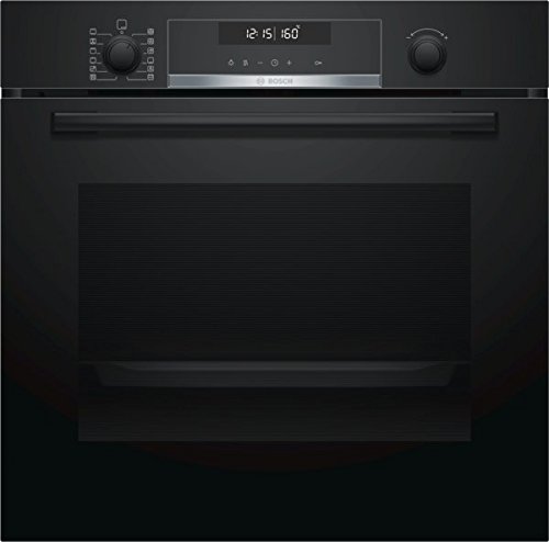 Bosch HBA578BB0 Serie 4 Einbau-Backofen / A / 71 L / Schwarz / Klapptür / LCD-Display / 10 Beheizungsarten / AutoPilot 10 / Pyrolyse / 3D Heißluft