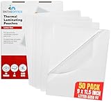 1InTheOffice Thermal Laminating Pouches, Laminating Sheets, Thermal Laminating Pouches 3 Mil, 9