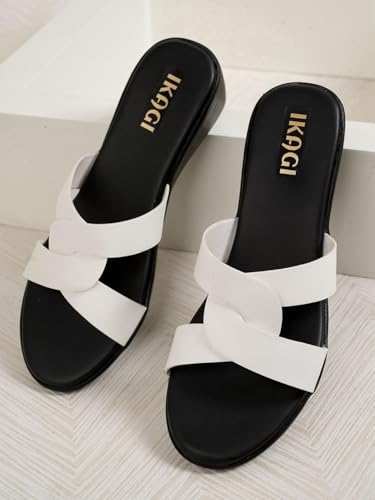 Image of IKAGI Sandal Fashion Wedding Casual Platform Wedges Slip-On Sandals For Womens & Girls