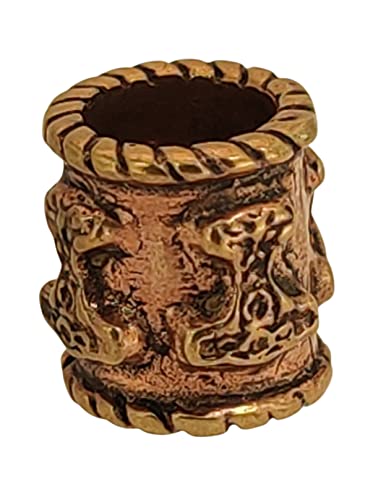 Thor Hammer financiera.p perlay buurkroog perla de bronce, 8 mm de diámetro interior
