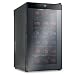 Ivation 18 Bottle Thermoelectric Red And White Wine Cooler/Chiller Counter Top Wine Cellar with Digital Temperature Display, Freestanding Refrigerator Smoked Glass Door Quiet Operation Fridge