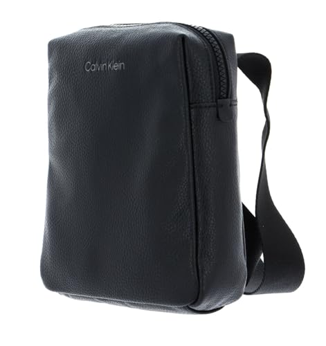 Calvin Klein Sac Bandoulière Homme Ck Must Reporter Small Petit Modèle, Noir (Ck Black), Taille Standard