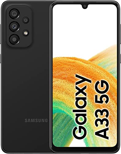 Samsung Galaxy A33 5G Enterprise Edition - Smartphone Android de 6,4 pulgadas (128 GB, 5000 mAh, batería de 5000 mAh), diseño de grafito