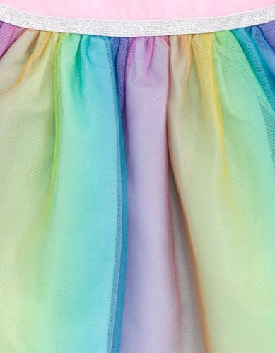 Care Bears Cheer Bear Rainbow Girls Tulle Dress Toddler to Big Kid4