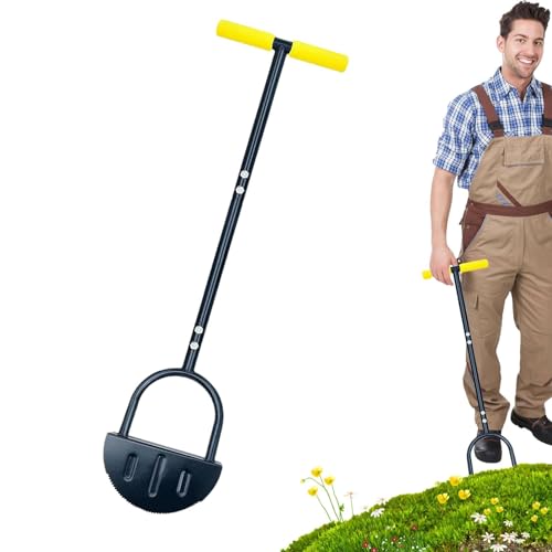 Manuel du Coupe-Bordure, Coupe-Bordure, Coupe-Bordures manuels Demi-Lune, Coupe-Bordure de Trottoir de Jardin, Outil de Coupe-Bordure de Paysage Polyvalent pour l', parterres de Fleurs, allée