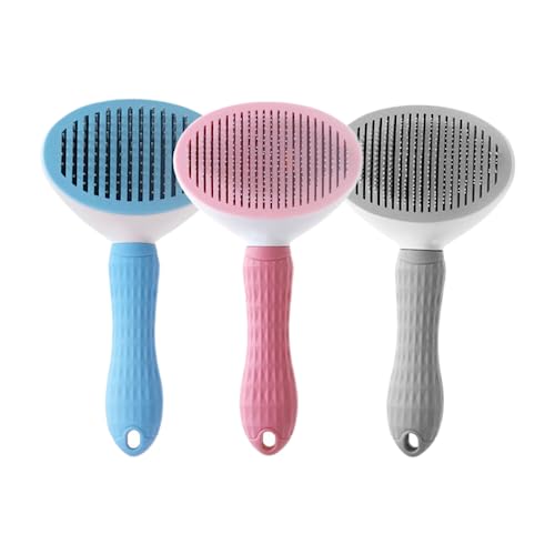 Rasqueadeira Limpa Fácil Escova Tira Pelos Pet, scova para gatos, escovas de limpeza autolimpantes p