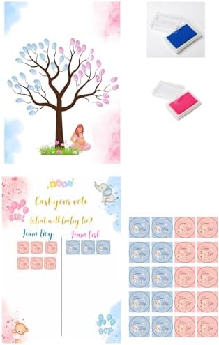 Gender Reveal Balloon Reveal Pack | Pink and Blue Confetti Cannon...