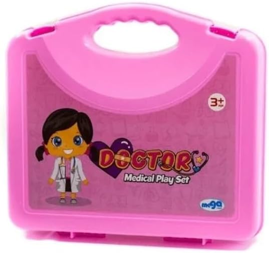 Mega Oyuncak Oyuncak Çantalı Doktor Seti 14 Parça Eğitici Oyuncak Kız Oyun Setleri - Görsel 2