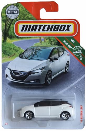 Matchbox Nissan Leaf a escala 1:64 blanco