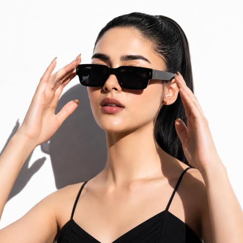 Image of Stood Bold Sunglasses |Chunky Square | Full Rim | UV Protected | Shiny | Medium | Men & Women | SG-STD0014