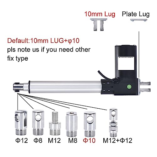 Actuador Lineal contra fallos de control con motor CC preciso de 24V 3