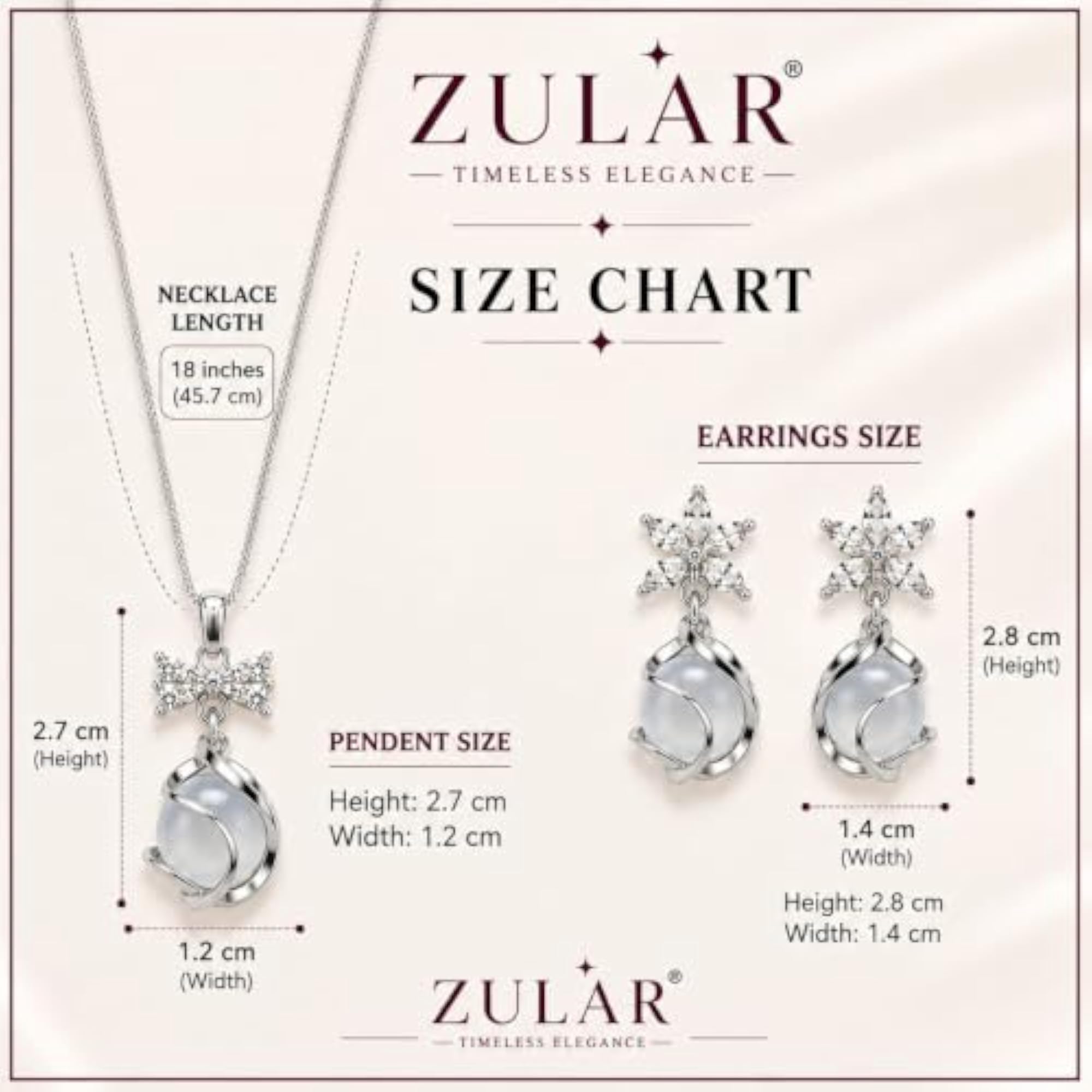Stylish Silver Necklace and Earring Set for Women and Girls