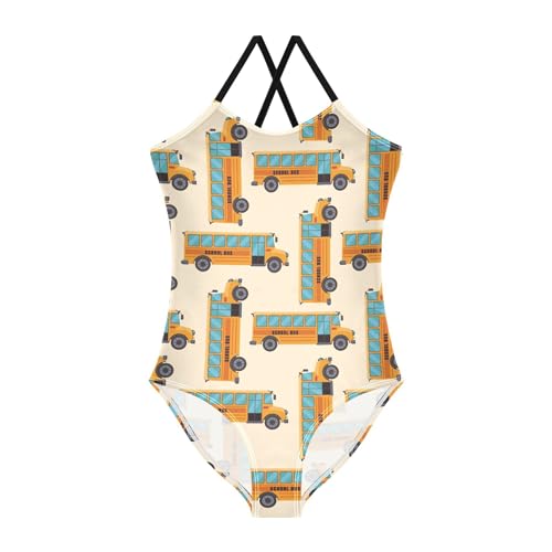 Image of Baby Girls' Swimwear Quick Dry Toddler Girls One Piece Swimsuit Bathing Suits Size 3T-10Y