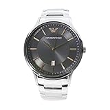 エンポリオ アルマーニ EMPORIO ARMANI 腕時計 AR11179 クォーツ ガンメタル シルバー【メンズ】 [並行輸入品]