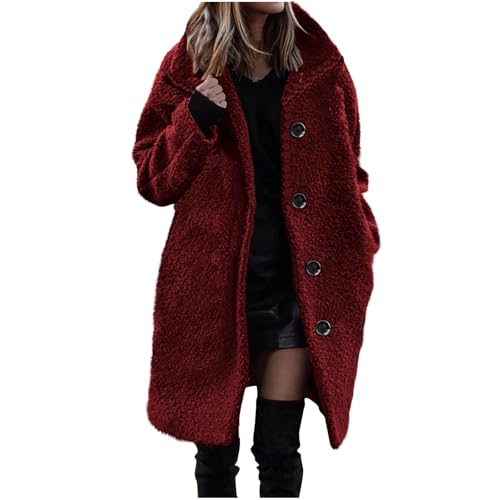Coat for Juniors Winter Fall Long Sleeve Warm Fuzzy Basic Outfit Women 2025 Fashion Regular Fit2