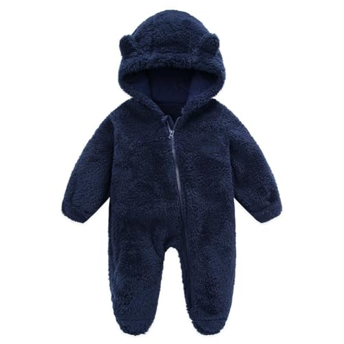Baby Snowsuit Winter Coat Warm Hoodie Romper Jacket Newborn Baby Onesie Outfit Suit Girls Boys Fleece Jumpsuit