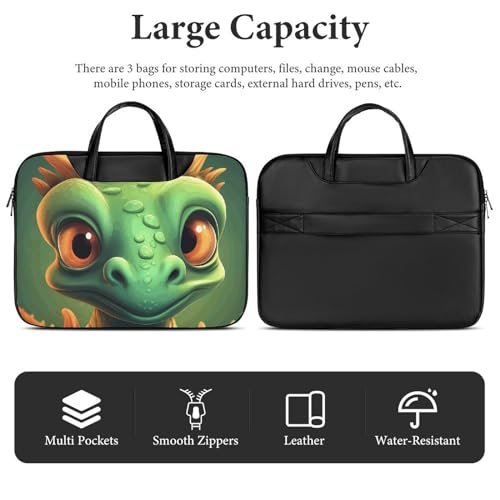 Bolsa para Laptop Dragón Caricatura Impermeable 17'' miniatura 5