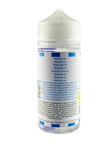 Ramboutan Ice arôme concentré Sasami 100 ml pour un max de fraîcheur - 5