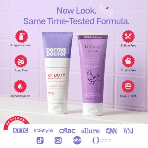 Image of DERMAdoctor KP Bump Eraser Body Scrub for Keratosis Pilaris, 6 Fl oz