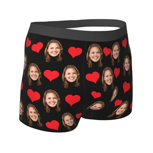 Personalized Boxers Briefs for Men, Custom Mens Underwear Boxer Briefs with Face, Gifts for Boyfriend Husband Him3