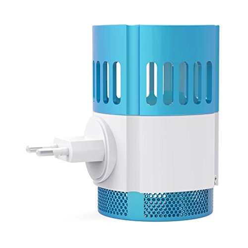 Ardes PP1603 Zanzariera ad Aspirazione con Luce Ultravioletta LED e Ventola, Azzurro