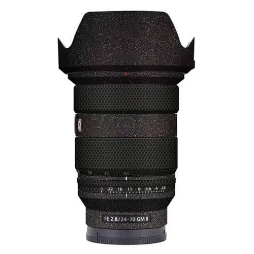 Skin Lens Camera Skin Wrap Vinly Protecticve Sticker for Sony FE 24-70mm F2.8 GM II Photography Accessories FE 2.8/24-70 GM II 2.8 (Starry Black) miniatura 1