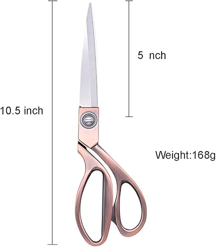 Miniatura 2 de Tijeras de corte de cinta de 10.5 pulgadas, tijeras de metal resistente, tijeras grandes para ceremonia de corte de cinta, tijeras profesionales