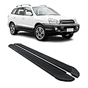 OMAC Seitenschweller Trittbretter Schweller kompatibel mit Hyundai Santa Fe 2001-06 Alu Schwarz OMAC Seitenschweller Trittbretter Schweller kompatibel mit Hyundai Santa Fe 2001-06 Alu Schwarz